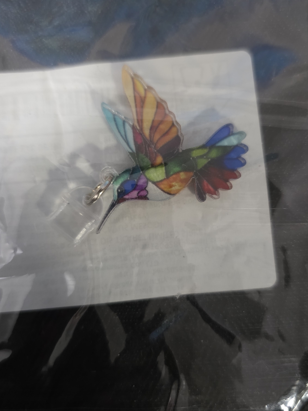 Multicolor Hummingbird TYPE C DUST CHARGE COVER